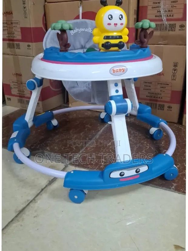 Foldable Baby Walker - Bluu - 1