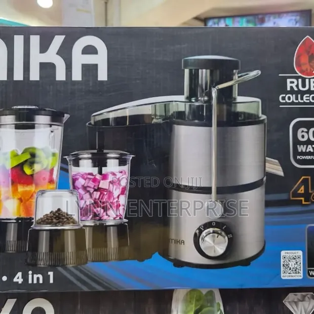 Mika 4-in-1 Juicer, Blender, Grinder & Chopper - 1