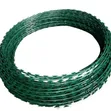 Galvanised Green 10m Concertina Razor Wire - 1