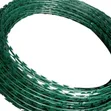 Galvanised Green 10m Concertina Razor Wire - 2
