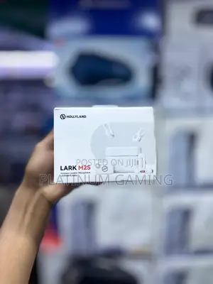 Hollyland Lark M2S Wireless Lavalier Microphone System (Nyeupe)