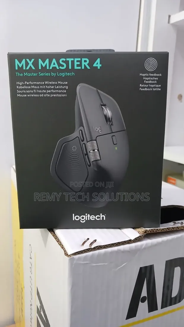 Logitech MX Master 4 Bluetooth Rechargeable Mouse - Graphite - 1