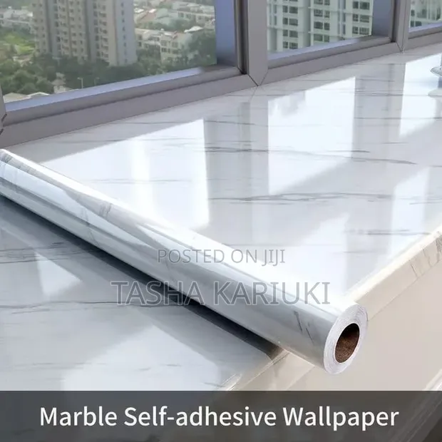 Karatasi ya Vinyl ya Marumaru Yenye Wambiso - 60cm x 5M - 1