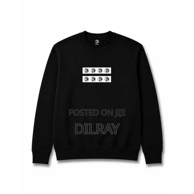 DilRay Sweatshirt Nyeusi ya Mistari kwa Wanawake - 1