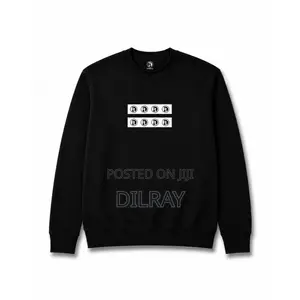 DilRay Sweatshirt Nyeusi ya Mistari kwa Wanawake