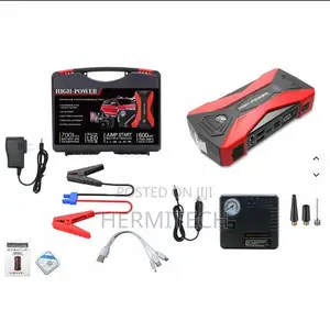 99800mAh Jump Starter with Compressor