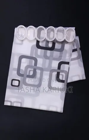 Waterproof Shower Curtain na Hooks (180x200cm)