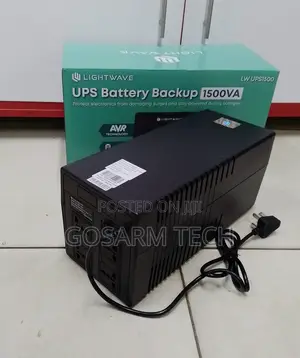 Lightwave 1500VA UPS - Battery Backup
