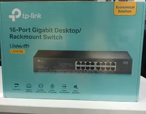 TP-Link Switch ya Gigabit 16-Port ya Desktop/Rackmount (TL-SG1016)