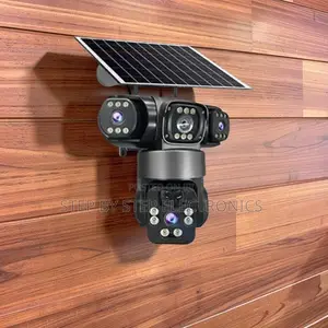 AI Tracking 20MP 4K 4G PTZ Triple Lens Solar Camera