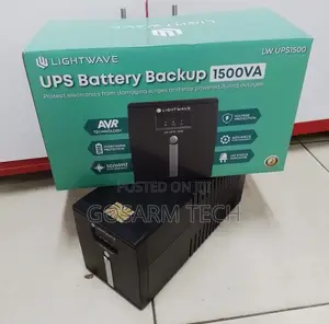 Lightwave 1500VA UPS - Nguvu ya Akiba ya Port 4