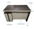 1200mm Executive Office Desk - Gray - 3
