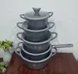 Lucky Rain 10-Piece Granite Cookware Set - 1