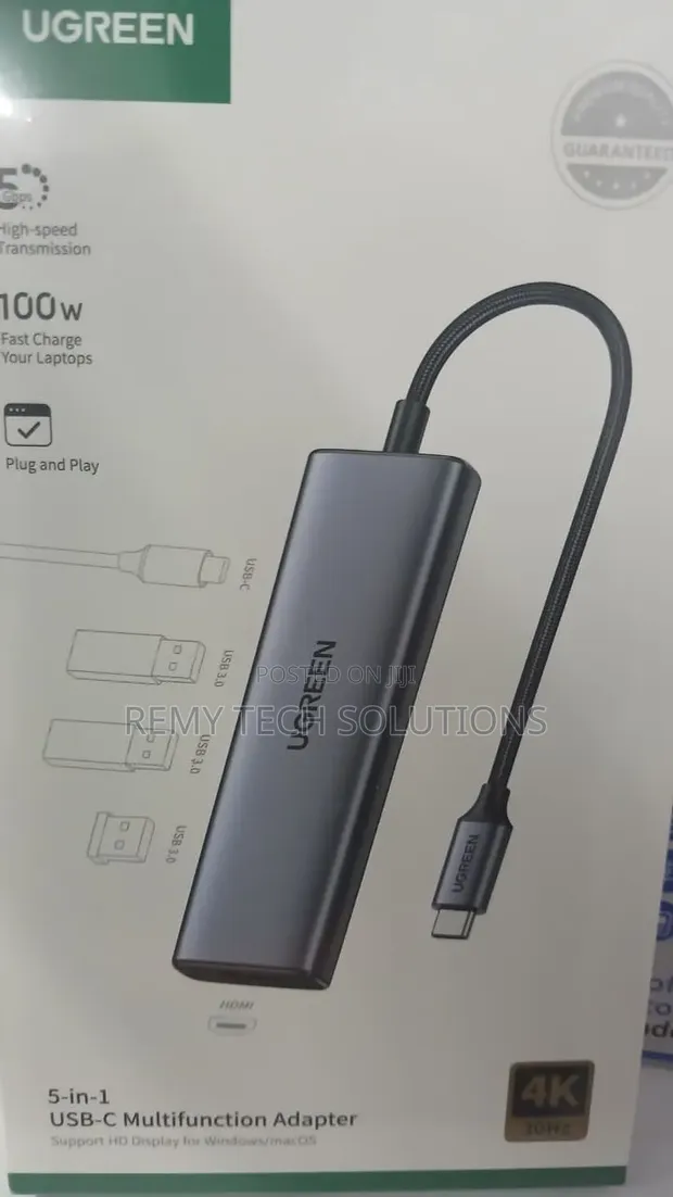 UGREEN 5-in-1 USB-C Multifunction Adapter - CM511 - 1