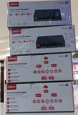 Dahua Desktop Switch ya POE yenye Port 4