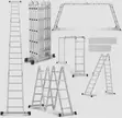 4x5 Ladder ya Aluminium inayokunjwa ya Matumizi Mengi - 2