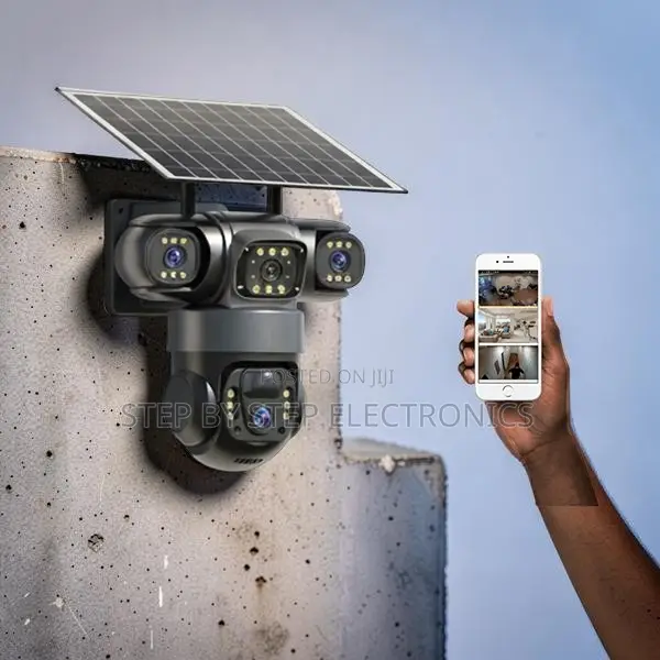 20MP 4K Ultra HD 4G PTZ Triple Lens Solar Camera - 1