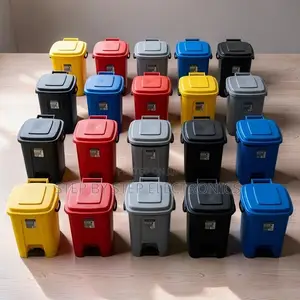Value Prices 30L Litres Hard Plastic Waste Garbage Dust Pedal Binr