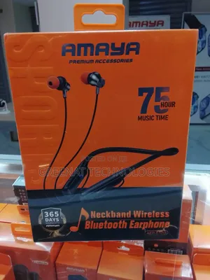 Amaya AEP-E10D Neckband Vipaza Sauti vya Wireless Bluetooth