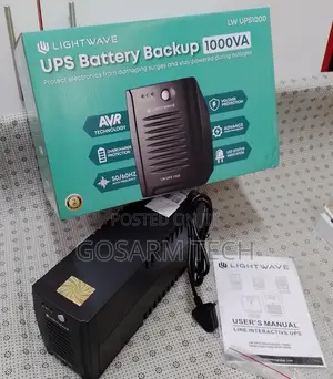 Lightwave 1000VA UPS na Ulinzi wa Overload