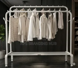 Double Rail Clothes Rack Stand 110x40x150cm