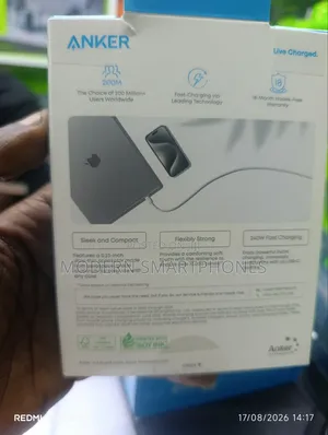 Anker Zolo USB-C to USB-C Cable (3.3ft, 240W, Braided)