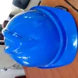 Blue Vaultex Industrial Safety Helmet - 1