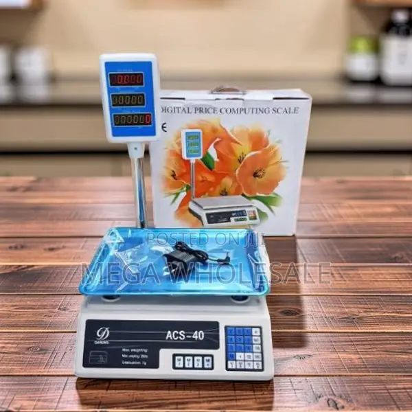 ACS40 40Kg Digital Weighing Scale with Arm - 1