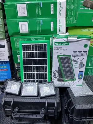 NEWVEV NV-9219 Wireless Solar Speaker na Taa 3 za LED