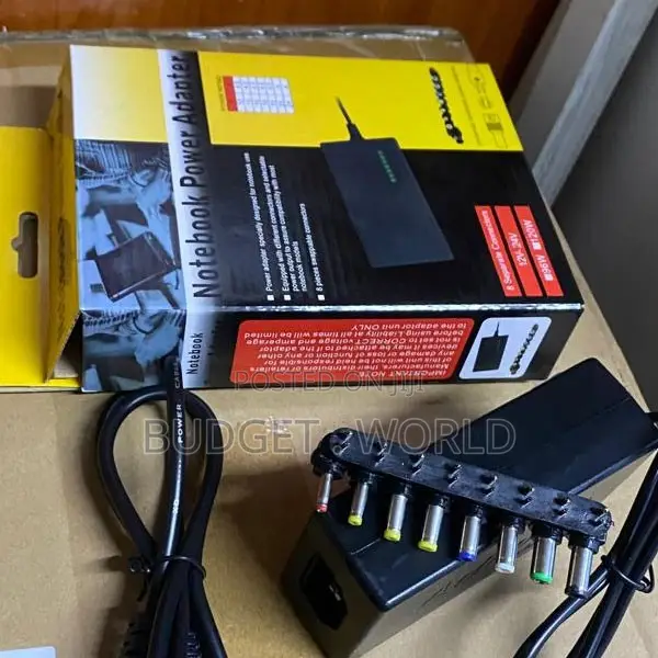Universal Notebook Power Adapter 96W with 8 Connectors - 1