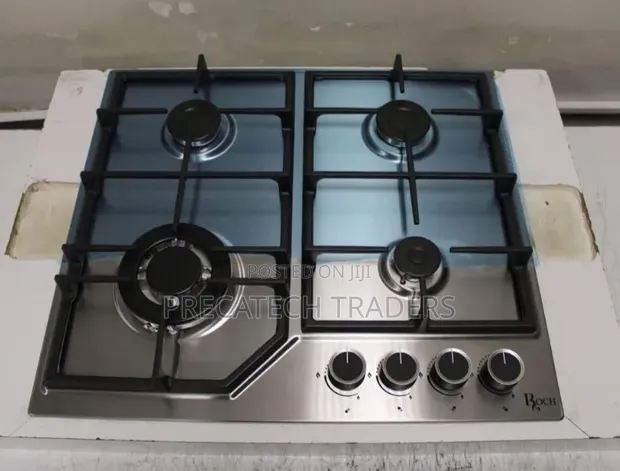 Roch 4-Burner Gas Cooker Stainless Steel Built-in Hob - 1