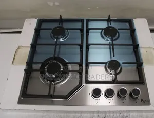 Roch 4 Burner Gas Hob - Stainless Steel