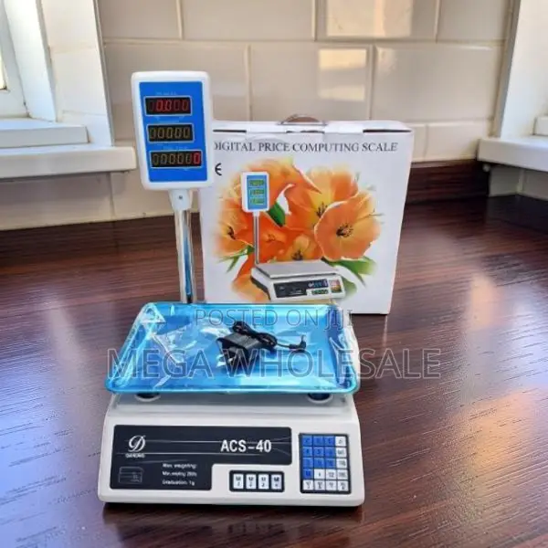ACS40 40Kg Digital Weighing Scale with Arm Stand - 1