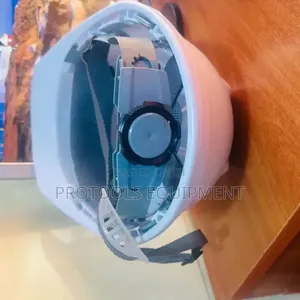 White Safety Helmet with Knob