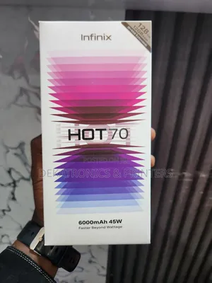New Infinix Hot 70 128GB Black