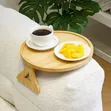 Meza ya Mkono wa Sofa wa Mianzi - 1
