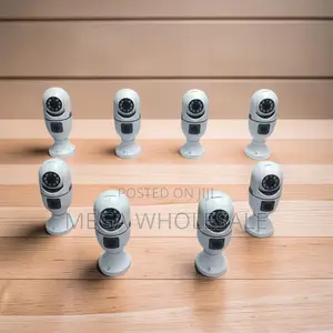 Advanced Color Night Vision Dual Lens PTZ WiFi Bulb Camera