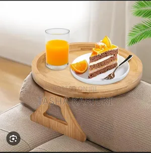 Bamboo Couch Armrest Table