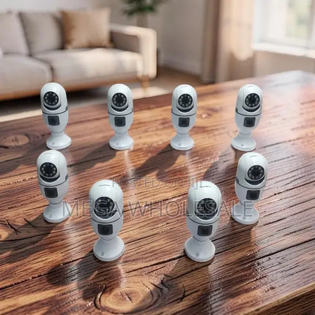 Reliable Color Night Vision Dual Lens PTZ WiFi Bulb Camera - 1
