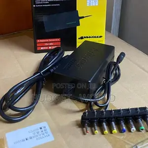 Universal Laptop Charger 96W, 12-24V, 8 Tips