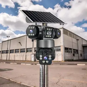 Easy Setup 20MP 4K Solar PTZ Triple Lens 4G Camera