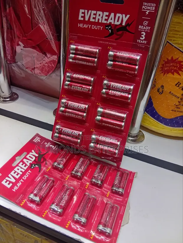 Eveready Triple AAA & Double AA Batteries (1.5v) - 1