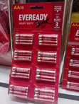 Eveready Triple AAA & Double AA Batteries (1.5v) - 4