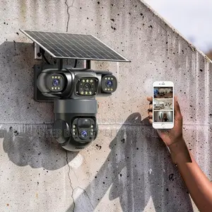 Kamera ya V380Pro 4K Ultra HD 4G PTZ ya Solar
