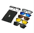 5-in-1 Polarized Magnetic Clip-On Glasses - 2