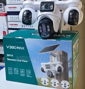 Brand New 4-Lens Rotating 4G PTZ Outdoor Camera