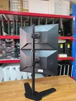 Dual Vertical Monitor Stand - Heavy Duty Inaokoa Nafasi - 4