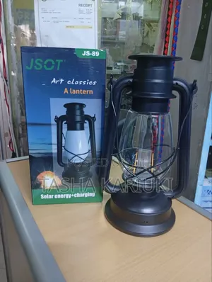 Multi-Purpose Solar Rechargeable Lantern with Bright LED