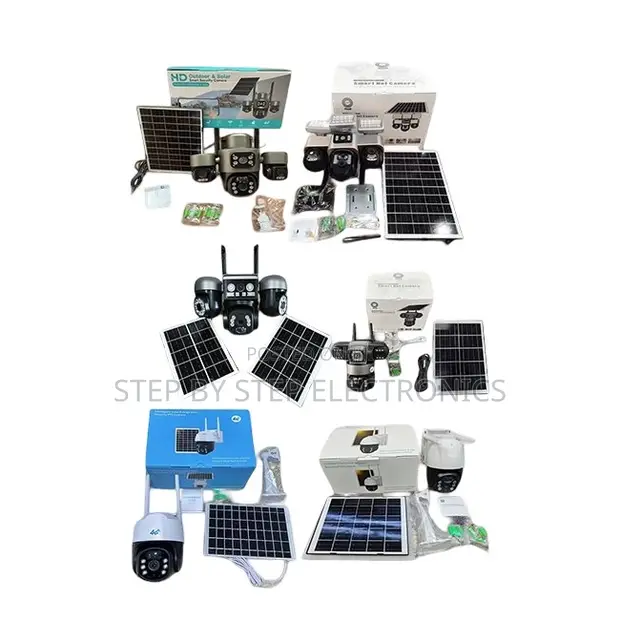 Kamera za Solar za 4G PTZ zenye Lensi Mbili/Tatu/Nne - 1