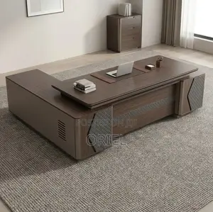 Ofisi ya L-Shaped 2400MM Executive Desk